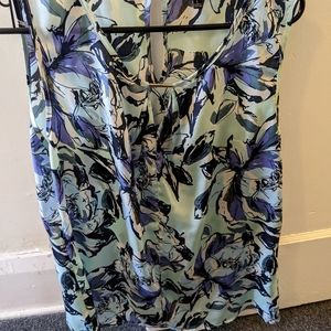 Limited navy and teal blouse